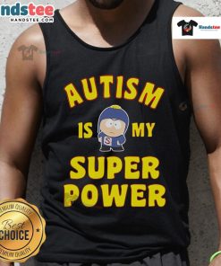 Official Autism Is My Super Power Craig Tucker Tank Top featuring vibrant design and comfortable fit for all-day wear.