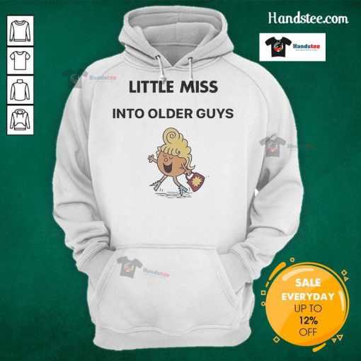 Stylish Official Awesome Little Miss Into Older Guys Hoodie for trendy casual wear, perfect for fans of fun graphic apparel.