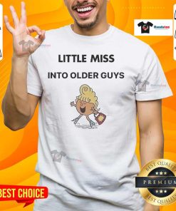 Official Awesome Little Miss Into Older Guys T-Shirt featuring playful design and vibrant colors for a fun fashion statement.