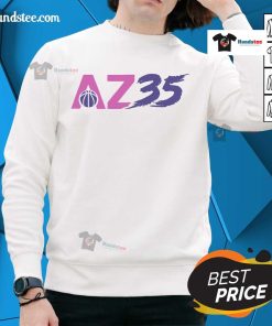 Official AZ35 Logo Sweatshirt featuring a stylish design, perfect for casual wear and showcasing AZ35 branding.