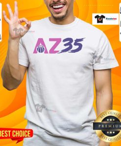 Official Az35 Logo T-Shirt featuring a bold logo design on a stylish, comfortable fabric for everyday wear.