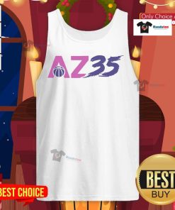 Official AZ35 Logo Tank Top featuring a bold design, perfect for casual wear and showcasing your style.