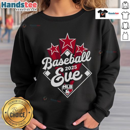 2025 MLB Network logo sweatshirt in official baseball eve design, perfect for fans and stylish sportswear.