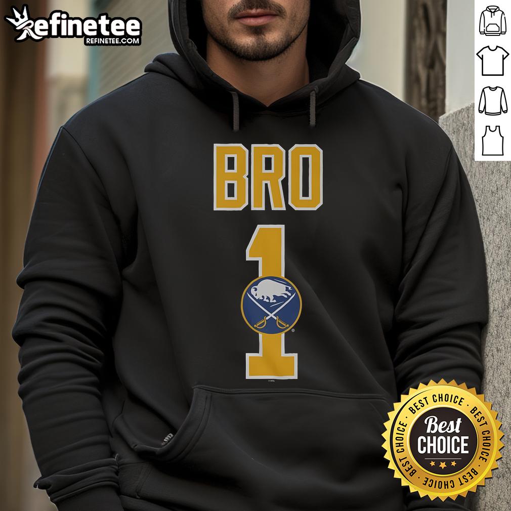 Official Buffalo Sabres Number 1 Bro Hoodie Official Buffalo Sabres Number 1 Bro Hoodie featuring team logo and bold design, perfect for fans and game day wear.