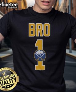 Official Buffalo Sabres Number 1 Bro T-Shirt featuring bold graphics and team colors for loyal fans.