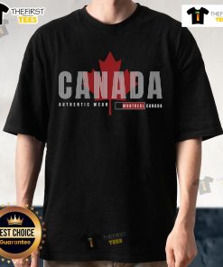 Official Canada Montreal Authentic Wear T-Shirt featuring a stylish design and vibrant colors for true fans.