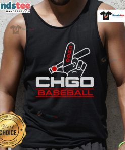 Official CHGO South Side Baseball tank top featuring a stylish design for fans of Chicago baseball.