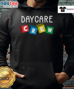 Official Daycare Crew Childcare Provider Hoodie in vibrant colors, perfect for dedicated childcare professionals.