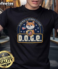 Official Doge Shiba Inu Cute Department Of Government Efficiency T-Shirt
