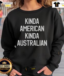 Alt Text: Official Dual Citizenship Australia American Citizen Pride Sweatshirt showcasing a stylish design for proud dual citizens.
