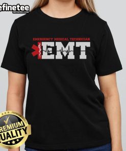 Official Emergency Service Heartbeat Paramedic Medical Ladies Tee showcasing a stylish design for proud paramedics.