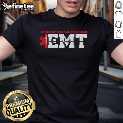 Official Emergency Service Heartbeat Paramedic Medical T Shirt