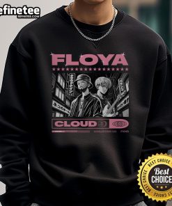 Official Floya Harajuku Cloud 2025 Sweatshirt in vibrant colors, showcasing trendy streetwear style.