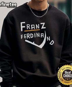 Official Franz Ferdinand logo sweatshirt featuring bold graphic design and stylish fit for music fans.