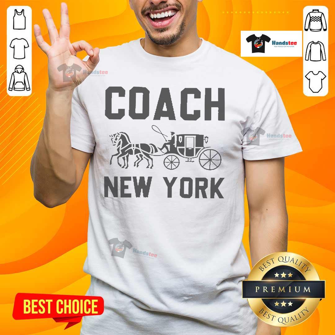 Official Horse And Carriage Coach New York T Shirt Official Horse And Carriage Coach New York T-Shirt featuring a stylish design perfect for NYC enthusiasts and horse lovers.