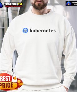 Alt Text: Official Kubernetes sweatshirt for powerful container orchestration, featuring logo and stylish design.