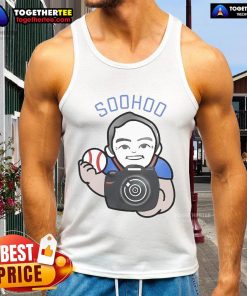 Official Los Angeles team photographer Jon Soohoo wearing a tank top, capturing vibrant sports moments.
