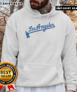 Official Los Angeles Unity Hoodie in black featuring a stylish logo, perfect for casual wear and showcasing LA pride.
