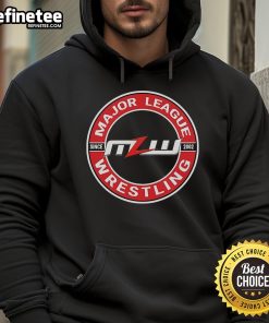 Official Major League Wrestling Since 2002 Hoodie featuring logo and stylish design for wrestling fans.