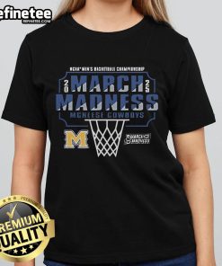 Official McNeese State Cowboys March Madness Bound 2025 NCAA Men's Basketball Ladies Tee in vibrant team colors.