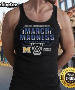Official McNeese State Cowboys March Madness Bound 2025 NCAA Men's Basketball Tank Top for fans and athletes.