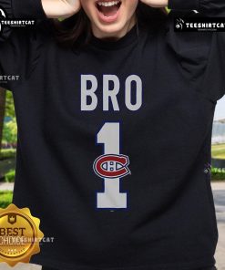 Official Montreal Canadiens Number 1 Bro Sweatshirt featuring team colors and logo, perfect for fans and warm wear.