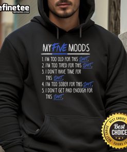 Official My Five Moods Hoodie featuring vibrant colors and cozy design, perfect for expressing your unique style.