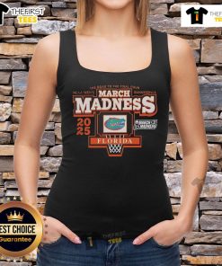 Florida Gators tank top featuring NCAA 2025 Men's March Madness design, perfect for fans heading to the Final Four.