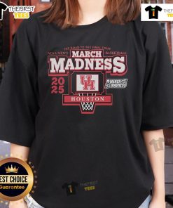 Official NCAA 2025 Men's March Madness tee featuring Houston Cougars logo, perfect for fans celebrating the Final Four.