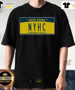 Official New York NYHC Empire State T-Shirt featuring iconic skyline design and bold lettering for NYC pride.