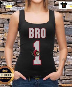 Official Ottawa Senators Number 1 Bro Tank Top featuring team logo and vibrant colors, perfect for fans and summer wear.
