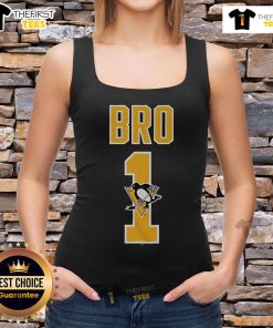 Official Pittsburgh Penguins Number 1 Bro Tank Top featuring team colors and logo for loyal fans.