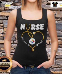 Official Pittsburgh Steelers stethoscope nurse tank top, showcasing team spirit and a love for healthcare in stylish design.