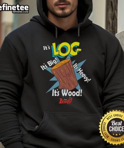 Official Ren and Stimpy It's Log from Blammo hoodie featuring vibrant graphics and stylish design for fans.