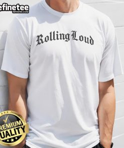 Official Rolling Loud Worldwide 2025 T-Shirt featuring vibrant graphics and the festival logo, perfect for fans.