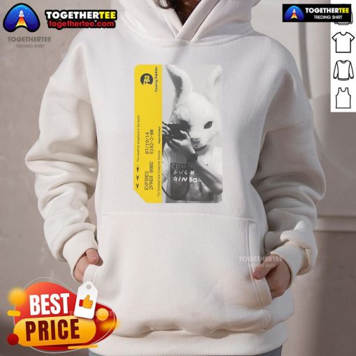 Official RTA Subway Card hoodie featuring 'Fxxking Rabbits' design, perfect for urban style enthusiasts.