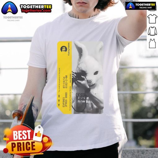 Alt Text: Official Rta Subway Card T-Shirt featuring Fr2 Fxxking Rabbits design, perfect for urban fashion lovers.