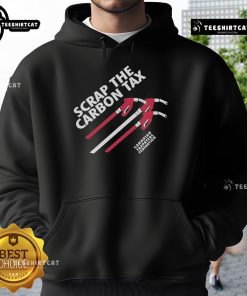 Official Scrap The Carbon Tax hoodie by Canadian Taxpayers Federation, promoting tax reform and economic freedom.