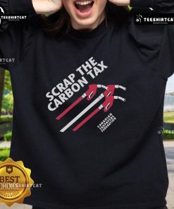Official Scrap The Carbon Tax sweatshirt by the Canadian Taxpayers Federation, promoting tax reform and fiscal responsibility.