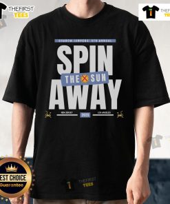 Official Shadow Jumpers Spin Away The Sun Fundraising T-Shirt featuring vibrant design for a great cause.