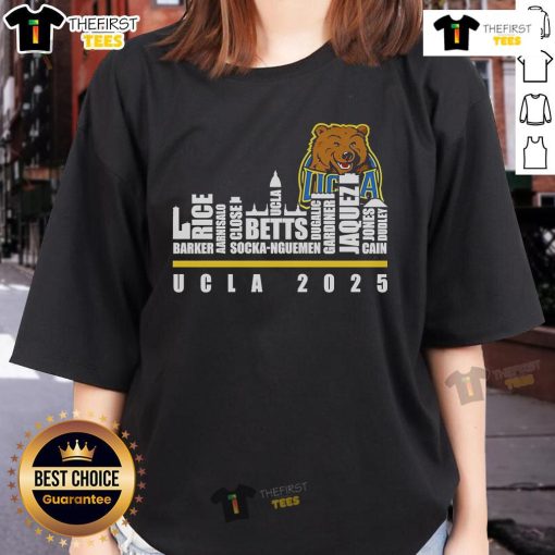 UCLA 2025 Ladies Tee featuring the official skyline city design, perfect for UCLA fans and stylish casual wear.