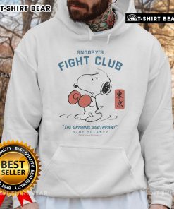 Official Snoopy's Fight Club hoodie from Riot Society 2025, featuring iconic Peanuts design and Southpaw theme.