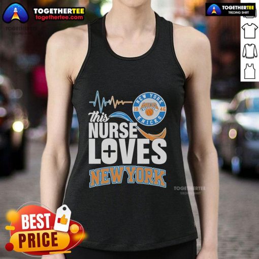 Official This Nurse Loves New York Knicks 1946 Tank Top featuring a vibrant design for passionate Knicks fans.