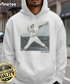 Official Toni Stone Pay Homage Hoodie featuring a stylish design celebrating the legacy of Toni Stone in sports.