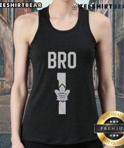 Official Toronto Maple Leafs Number 1 Bro Tank Top featuring team colors and logo, perfect for fans and summer wear.
