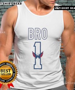 Official Washington Capitals Number 1 Bro Tank Top featuring team logo and vibrant colors for fans and sports enthusiasts.