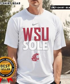 Alt Text: Official Washington State Cougars 2025 WSU Sole T-Shirt featuring bold logo and stylish design for fans.