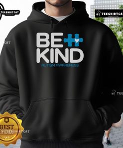 Original Autism Be Kind hoodie featuring colorful autism awareness design for promoting kindness and acceptance.