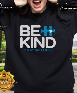 Original Autism Be Kind sweatshirt promoting Autism awareness with vibrant design and comfortable fit for everyday wear.