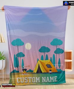 Outdoor Adult Kid Colorful Camping Customized Blanket